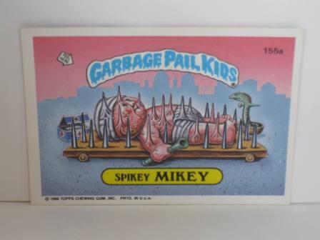 155a Spikey MIKEY 1986 Topps Garbage Pail Kids Card